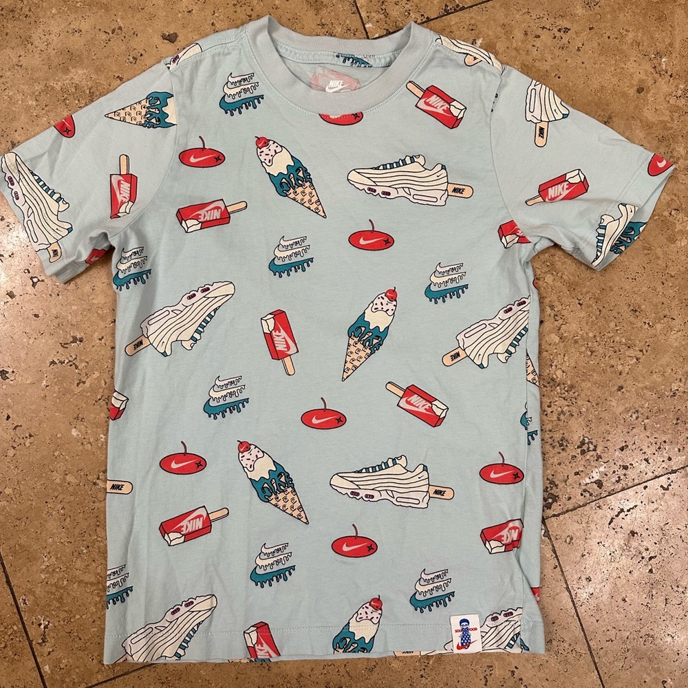 Nike Kids Sole Food T-Shirt - Light Blue
